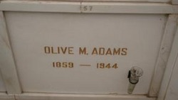 Olive <I>Morton</I> Adams 
