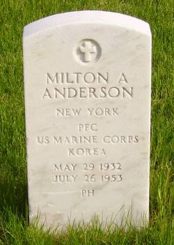 PFC Milton Aleson Anderson 
