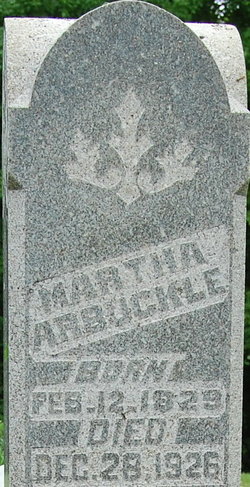 Martha <I>Phillips</I> Arbuckle 
