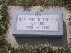 Marjorie B <I>English</I> Aagard 