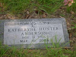 Katheryne <I>Hunter</I> Anderson 