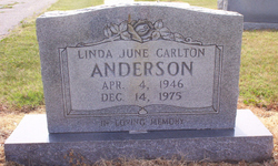 Linda June <I>Carlton</I> Anderson 