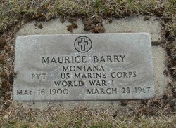 Pvt Maurice Edward Barry 