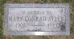Mary <I>Conrad</I> Allen 