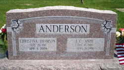 Christina <I>Thomson</I> Anderson 