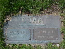Orpha Louella <I>Wells</I> Cork 