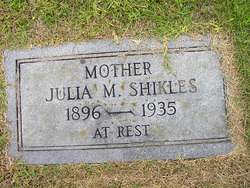 Julia M. <I>Alvis</I> Shikles 