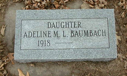 Adeline Mary <I>Louisa</I> Baumbach 