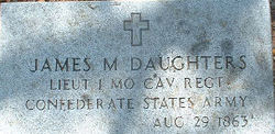 Lieut James M. Daughters 