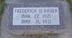 Frederick William Bauer 