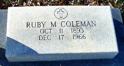 Ruby S. <I>Maynor</I> Coleman 