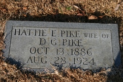 Harriett Elizabeth “Hattie” <I>Adams</I> Pike 