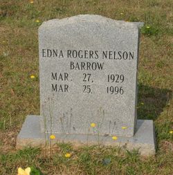 Edna Nelson <I>Rogers</I> Barrow 