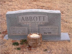 Velma Ruth <I>Britt</I> Abbott 