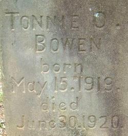Tonnie O Bowen 