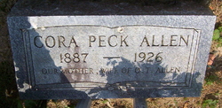 Cora <I>Peck</I> Allen 