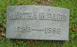 Martha M <I>Probasco</I> Baird 