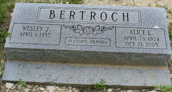 Alice L Bertroch 