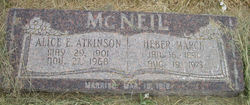 Heber March McNeil 