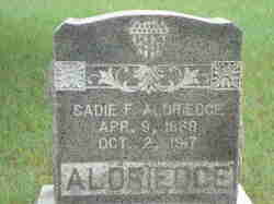 Sadie F. <I>McGrady</I> Aldriedge 
