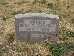 Ruby E. <I>De Witt</I> Calhoun 