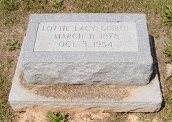 Charlotte B. “Lottie” <I>Lacy</I> Gibbon 