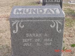 Sarah Ann <I>Killey</I> Munday 