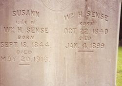 Susann A <I>Guthrie</I> Sense 