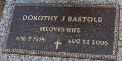 Dorothy Jean <I>Berry</I> Bartold 