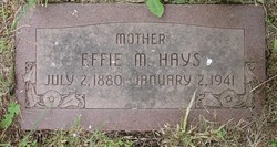 Effie M. Hays 