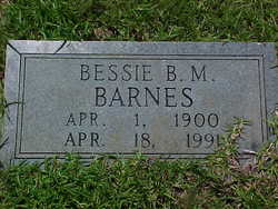 Bessie I <I>Bonnette</I> Barnes 