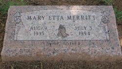 Mary Etta <I>Young</I> Merritt 