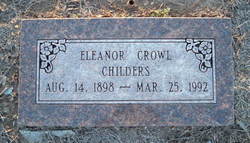 Eleanor Evelyn <I>Crowl</I> Childers 