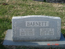 Sarah J “Sadie” <I>Towne</I> Barnett 