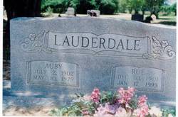 Larue “Rue” <I>Hardison</I> Lauderdale 