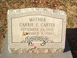 Carrie E <I>Teel</I> Carter 