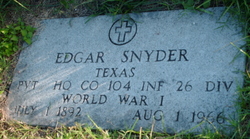 Pvt Edgar Snyder 