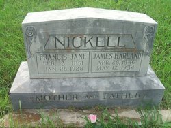 Francis Jane <I>Norman</I> Nickell 