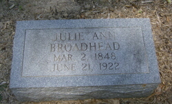 Julie Ann <I>Foshee</I> Broadhead 