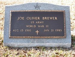 Joe Oliver Brewer 