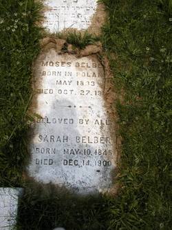 Sarah <I>Becker</I> Belber 