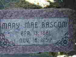 Mary Mae <I>Lockes</I> Bascom 