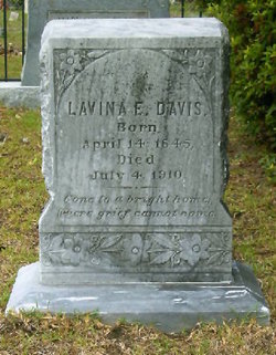 Lavina E <I>Hutson</I> Davis 