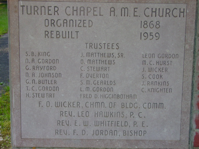 Turner Chapel Cemetery