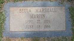 Beula Marshall Martin 