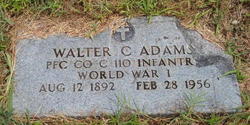 PFC Walter Cleveland Adams 