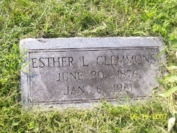 Esther Lee <I>Lewis</I> Clemmons 