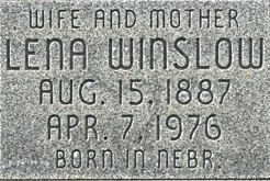 Lena Maude <I>Winslow</I> Moody 