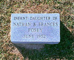 Infant daughter Posey 