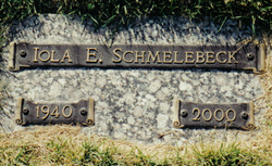 Iola Elizabeth <I>Weisser</I> Schmelebeck 